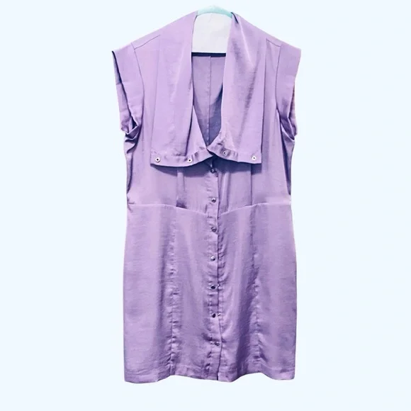 Michael Kors Lavender Mini Dress - Picture 2 of 14